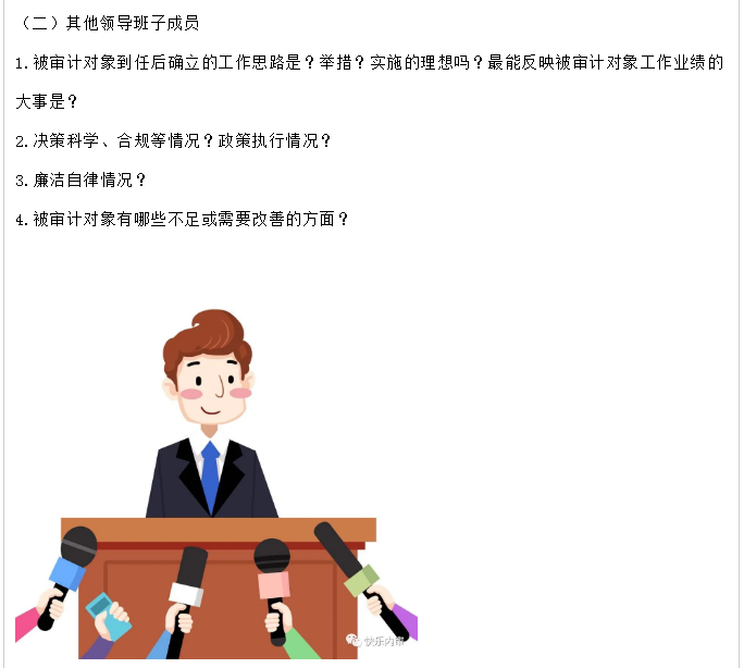 经济责任审计访谈方案