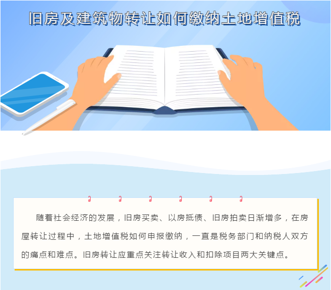 旧房及建筑物转让如何缴纳土地增值税