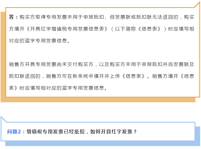 增值税专用发票已抵扣，如何开具红字发票？