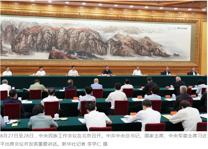 习近平:以铸牢中华民族共同体意识为主线 推动新时代党的民族工作高质量发展