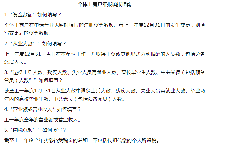 年报新变化及常见问题解答